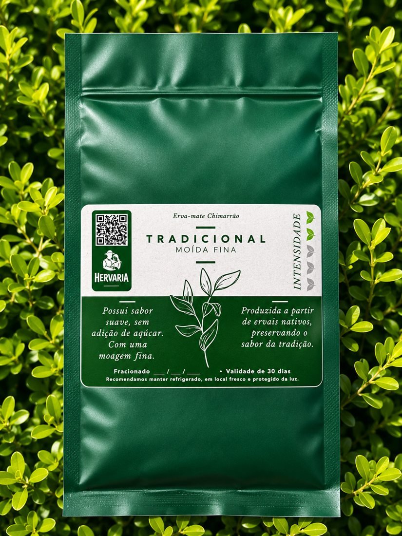 Pacote de erva-mate Hervaria